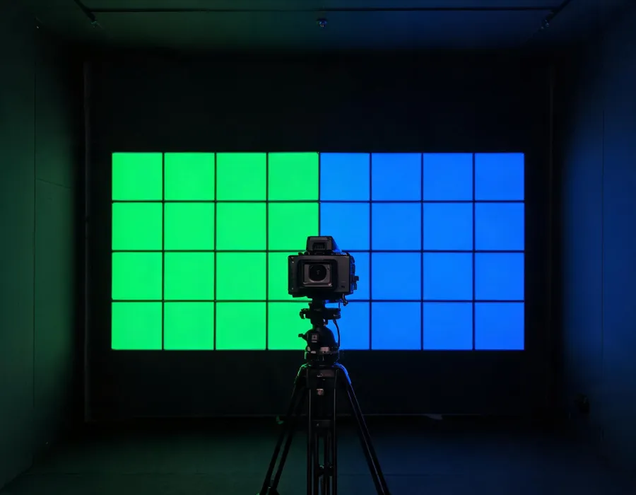 Camera-based color calibration of LED modules